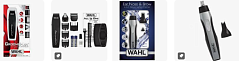 Триммер для усов и бороды Wahl Groomsman All in 1 Trimmer черный + Wahl Nose trimmer