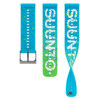 Ремешок силиконовый для часов Suunto 22 мм POWER BLUE S+M