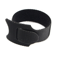 Хомуты-липучки Cablexpert на основе ленты Velcro® 125 x 11 мм, черные (12 шт.)