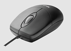 Мышь проводная Trust Basi черный