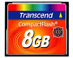 Transcend TS8GCF133, Compact Flash 8GB 133x