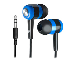 Наушники-вкладыши проводные Defender Basic 616 черный+синий